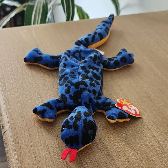 Ty Other - 🦎 Ty Beanie Baby “Lizzy” the Lizard – 1995 Vintage Collectible, Excellent Condi